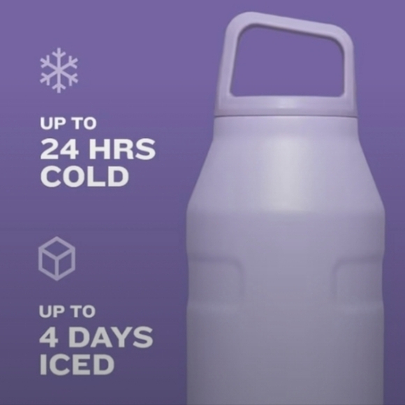 Stanley IceFlow AeroLight Lavender 24 oz Cap &  Carry Water Bottle - Picture 6 of 11